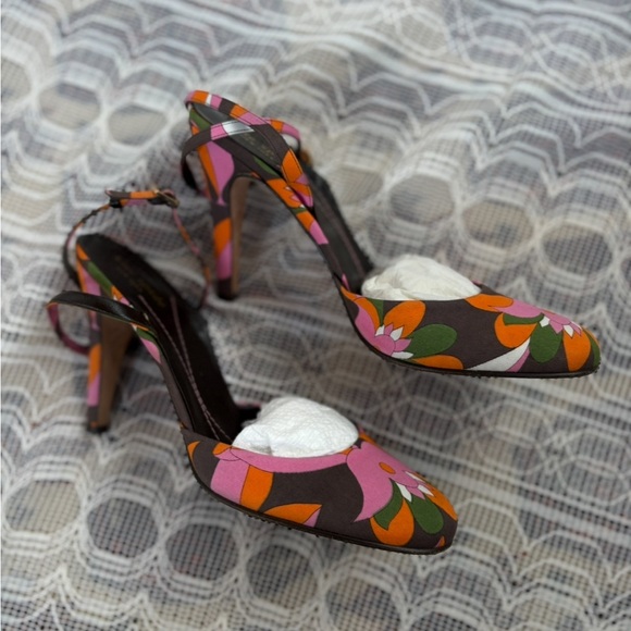 Kate Spade Y2K Floral Heels, Size 8.5 - Picture 8 of 13